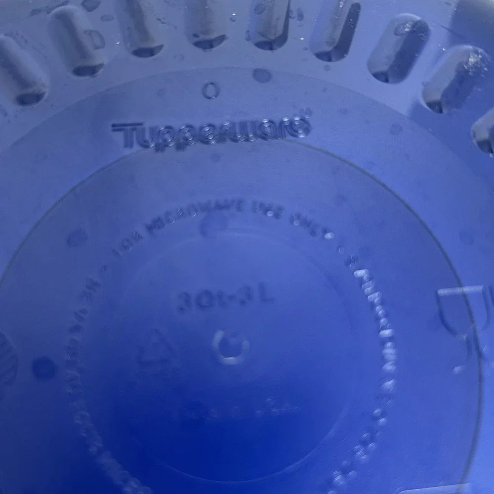 Tupperware 3 QT Stack Cooker Microwave Steamer Blue Tupperwave 5 Piece Set